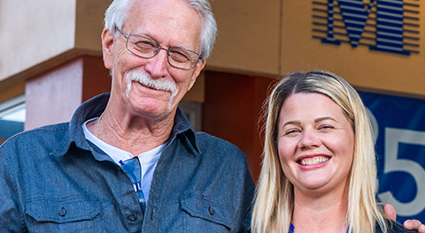 Michael, who had severe internal bleeding