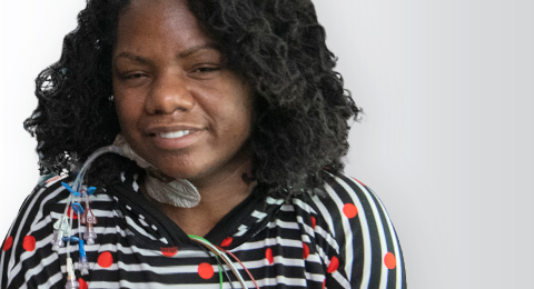 Kidney transplant recipient Rhonda